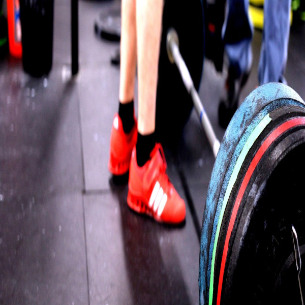 athlete man lifting gym